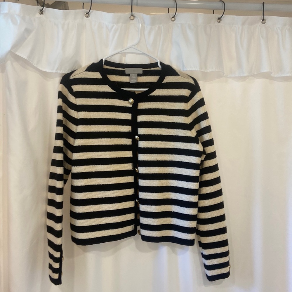 Striped cardigan